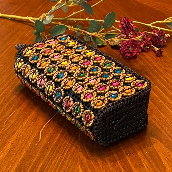 New HANDMADE Moroccan Cosmetic Bag- Beaded - Picture 6 of 8